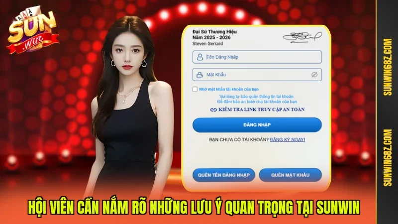 Đăng Nhập Sunwin - Truy Cập Tài Khoản Cá Cược An Toàn 4 Sunwin Hội viên cần nắm rõ những lưu ý quan trọng tại Sunwin